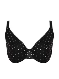 Trendyol Polka Dot Printed Full Coverage All Day Comfort Lightly Padded Everyday Bra