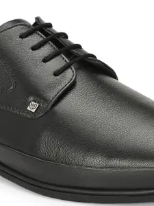 Valentino Men Round Toe Lace-Up Formal Derbys