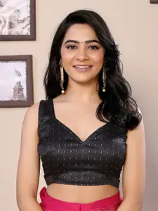 LeeliPeeri Designer Striped Pure Georgette Ready to Wear Saree