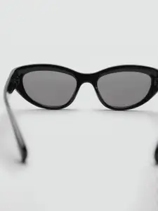 MANGO Women Oval Sunglasses with UV Protected Lens 77002546