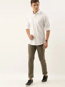 INVICTUS Men Easy Care White Sustainable Formal Shirt