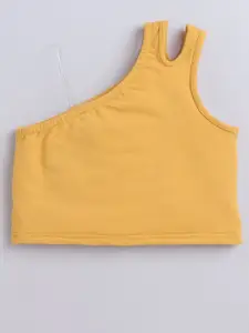 taffykids Girls One Shoulder Top With Bell Bottom Trousers