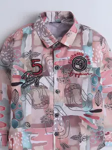 BAESD Boys Printed Shirt with Trousers