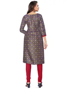 Maroosh Floral woven design Banarasi Jacquard Unstitched Dress Material