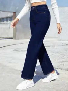 Kotty Women Jean Straight Fit High-Rise Highly Distressed Stretchable Jeans