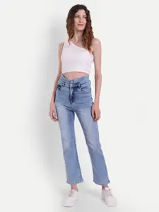 Next One Women Jean Skinny Fit High-Rise Heavy Fade Stretchable Jeans