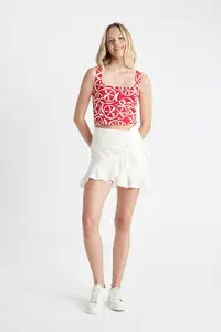 DeFacto Print Tube Top