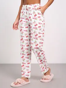 Dreamz by Pantaloons Women Printed Pure Cotton Straight Lounge Pants