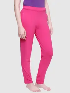 PROTEENS Women Cotton Mid Rise Lounge Pants