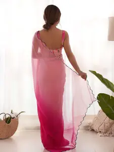 Kalista Embellished Embroidered Pure Georgette Saree