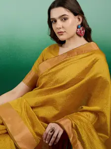 Kalista Woven Design Organza Saree