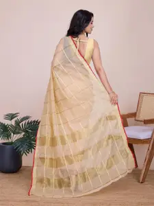 Kalista Woven Design Zari Saree