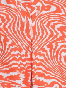 taffykids Girls Poplin Short Sleeves Off-Shoulder Top with Trousers