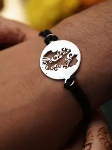 House of Aadyaa Women 925 sterling Silver Wraparound Bracelet