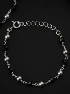 House of Aadyaa Women 925 sterling Silver Wraparound Bracelet