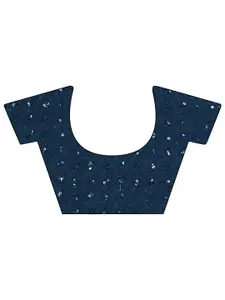 Tikhi Imli Solid Saree with Blouse Piece