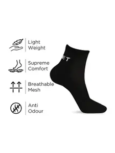 CRUSSET Men Pack of 2 Bamboo Super Soft & Odour Free Breathable Ankle Length Socks