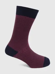 Blackberrys Men Patterned Cotton Calf-Length Socks