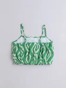 taffykids Girls Printed Top with Palazzos