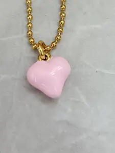 Just Lil Things Heart Shape Pendant With Chain