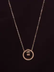 PALMONAS Rose Gold-Plated Necklace