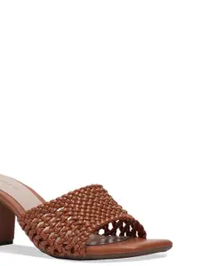 ERIDANI Freny Metallic Block Heels