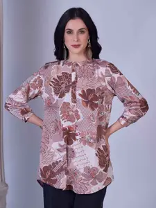 Anouk Floral Printed Short Kurti