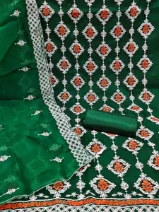 Maroosh Embroidered Organza Unstitched Dress Material