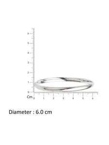 De Flossy Silver Men Sterling Silver Kada Bracelet