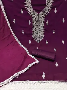 Maroosh Embellished Unstitched Dress Material