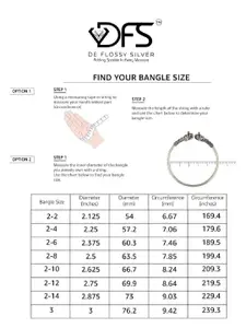 De Flossy Silver Men Sterling Silver Kada Bracelet