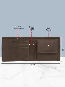 The Wallet Store Men Leather Two Fold Wallet