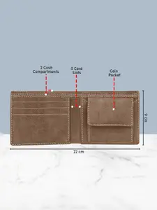 The Wallet Store Men Leather Two Fold Wallet