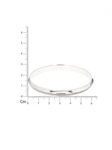 De Flossy Silver Men Sterling Silver Kada Bracelet