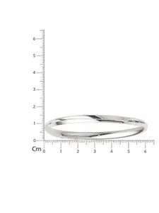 De Flossy Silver Men Sterling Silver Kada Bracelet