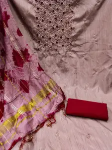 Maroosh Ethnic Motifs Embellished Sequinned Unstitched Dress Material