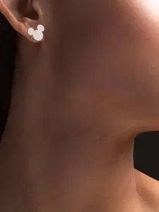 Sangria 925 Sterling Silver Stud Earrings