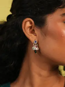 SHAYA 925 Sterling Silver Contemporary Drop Earrings