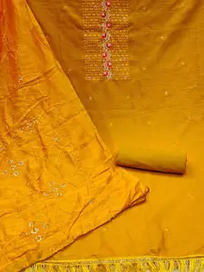 Maroosh Floral Embroidered Sequinned Unstitched Dress Material