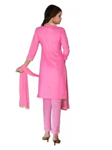 Maroosh Floral Embroidered Unstitched Dress Material