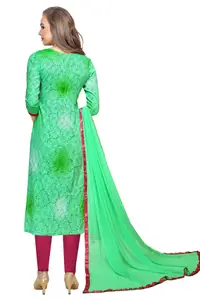 Maroosh Floral Embroidered Cotton Unstitched Dress Material