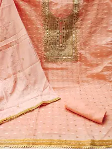 Maroosh Floral Embellished Unstitched Dress Material