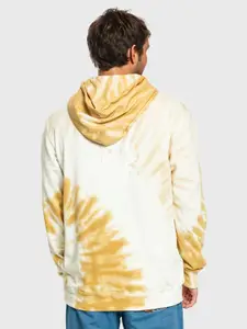 Crazymonk Men Cotton Oversized Tie & Dye Hooded Pullover Sweatshirt