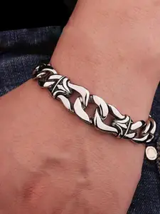 THE MEN THING Men Stainless Steel Link Bracelet