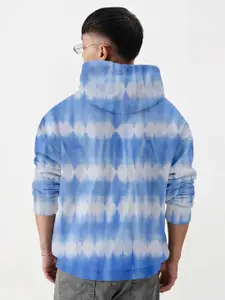 Crazymonk Men Printed Hooded Sweatshirt