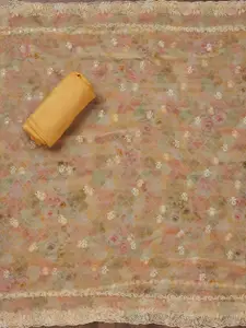 Koskii Embellished Unstitched Dress Material