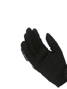 Royal Enfield Men Patterned Leather Riding Gloves