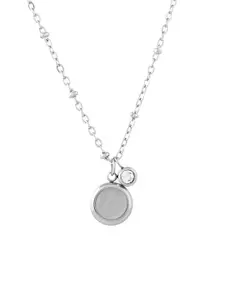 Voylla Rhodium-Plated Quirky Pendants with Chains