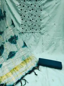 Maroosh Floral Embroidered Sequinned Unstitched Dress Material