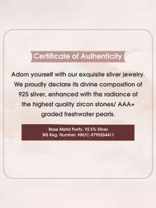 DIAVO 925 Sterling Silver Rhodium-Plated Cubic Zirconia Contemporary Pendant